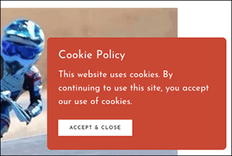 cookie policy lightbox